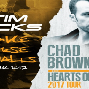 Country Stars Chad Brownlee and Tim Hicks Team Up For 2017 Co-Headlining Tour In Western Canada
