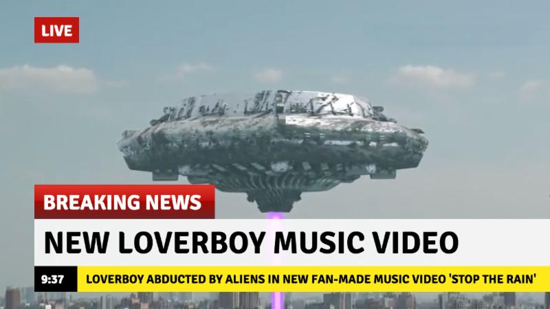 Loverboy Abducted By Aliens! In Fan Created Video