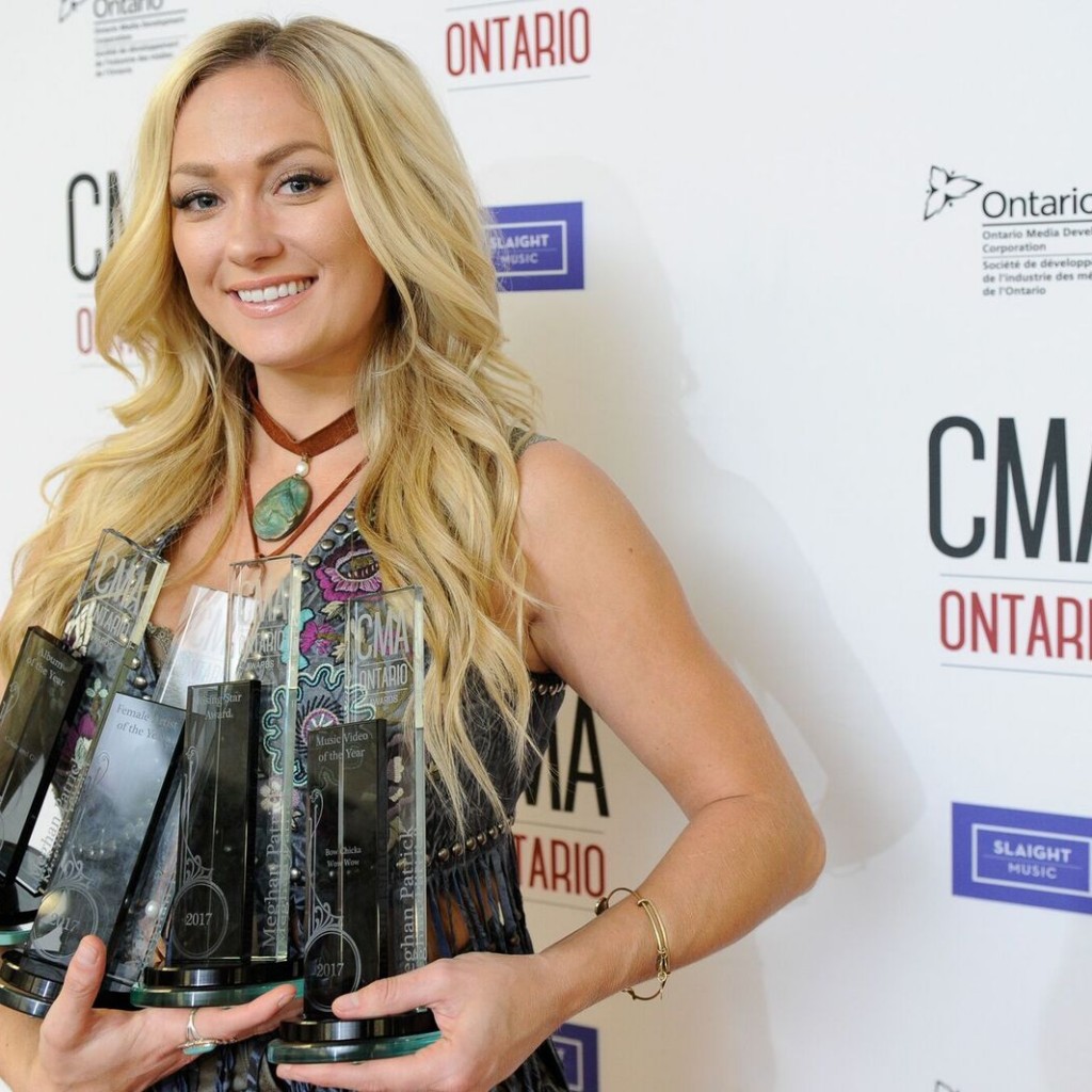 NEWCOMER MEGHAN PATRICK WINS BIG AT 2017 COUNTRY MUSIC ASSOCIATION OF ONTARIO AWARDS WITH FOUR AWARDS