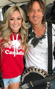 MEGHAN PATRICK JOINS COUNTRY SUPERSTAR KEITH URBAN IN DUET AT TIMMINS STARS AND THUNDER FESTIVAL