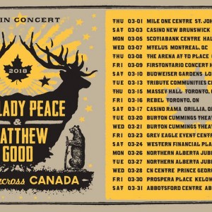 MATTHEW GOOD AND  OUR LADY PEACE ANNOUNCE  CROSS COUNTRY TOUR