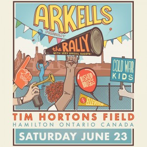 Arkells Present “The Rally” With Very Special Guests Cold War Kids, Bishop Briggs & Ellevator
