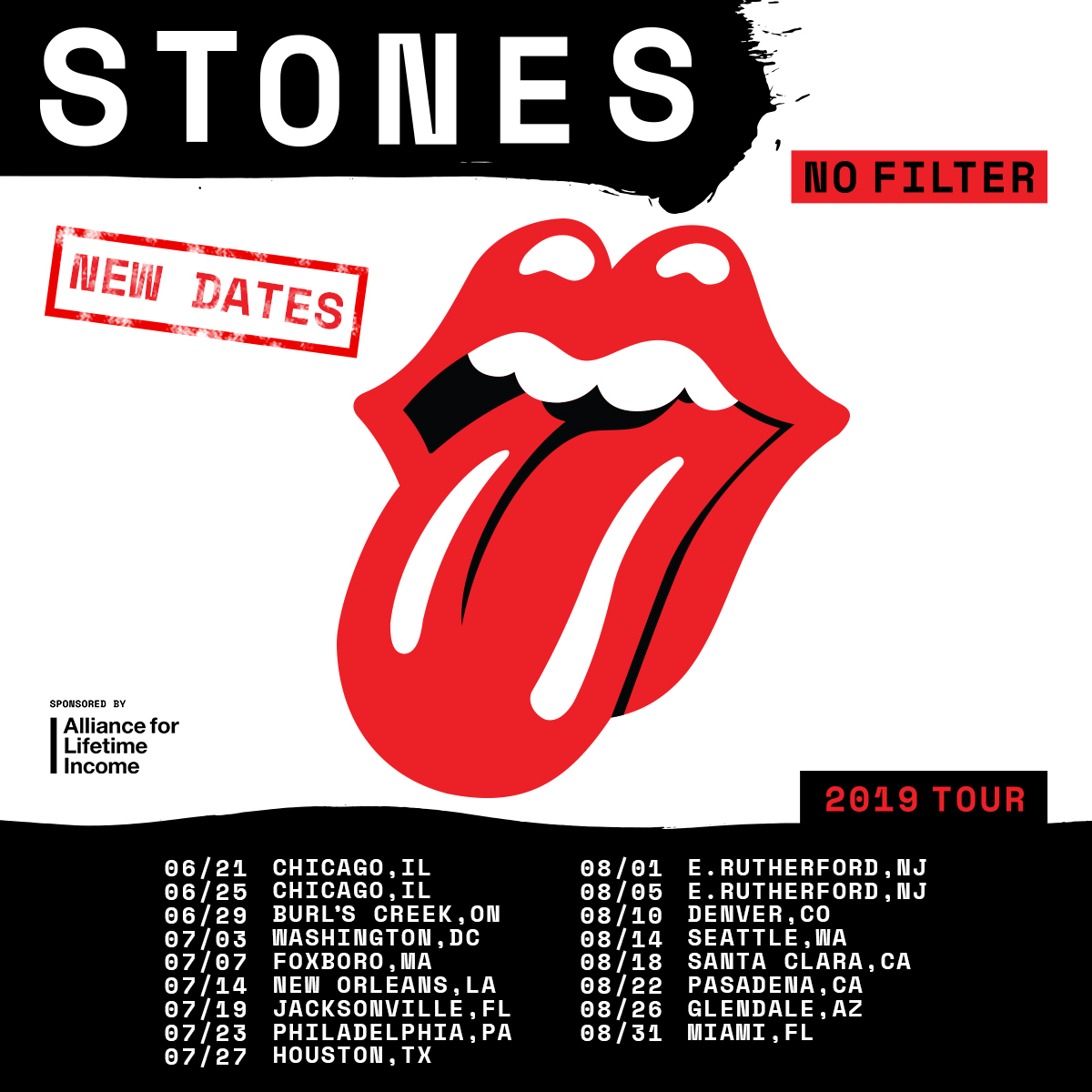 The Rolling Stones Announce Re-Scheduled North American Tour Start Me Up In June to August 2019