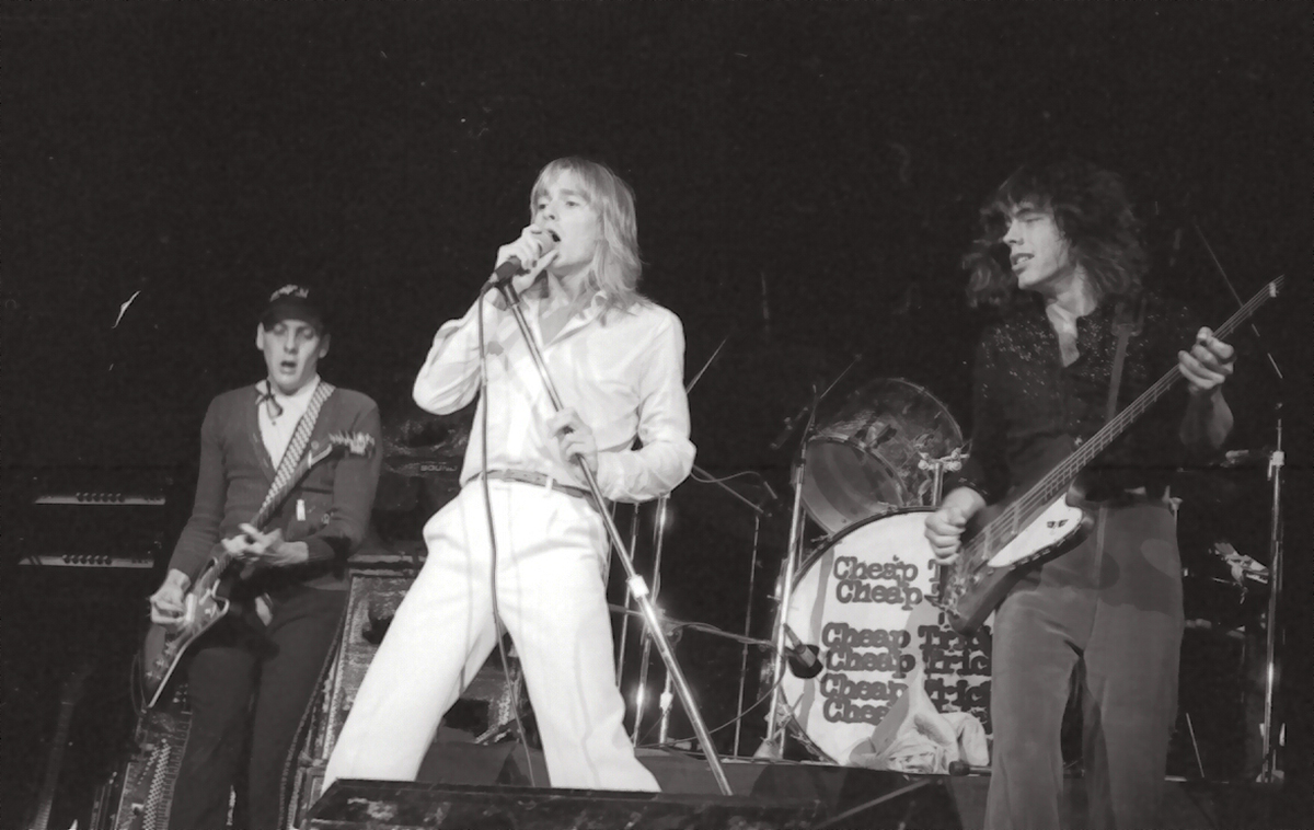 Cheap Trick Photo by Ian Mark in 1977 at their Calgary Corral appearance with KISS