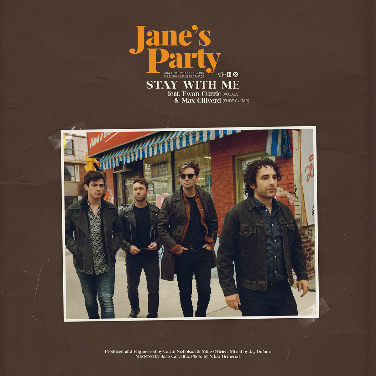 Jane’s Party Release New Single & Lyric Video ‘Stay With Me’ ft. Ewan Currie & Max Clilverd